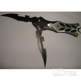 Double open game folding knife UD07004